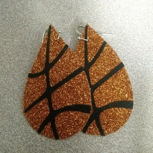 Sport Earrings (Basketballs)